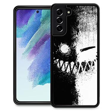 Imagem de Tnxee Capa para Galaxy S21 FE, capa protetora antiderrapante e à prova de choque para meninos/meninas, borracha de silicone macia + capa traseira rígida de policarbonato para Samsung Galaxy S21 FE 5G
