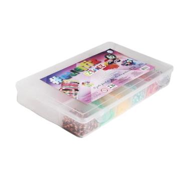 Imagem de Kit Fábrica de Pulseiras com 2000 Elásticos, euquefiz Ezbandz, i9 Brinquedos
