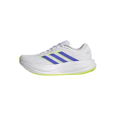 Imagem de adidas Tênis de corrida feminino Response 2, Branco/azul cobalto/limão lúcido, 37