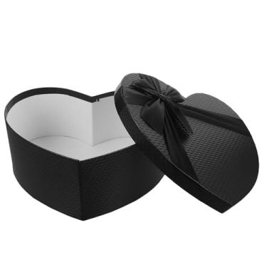 Imagem de Cabilock Caixa em forma de coração com tampa, caixas de flores para arranjos, vazias para o dia dos namorados, casamento, aniversário, lembrancinha de festa, 26 x 20 x 10 cm