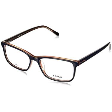 Imagem de Fossil Óculos de sol masculinos modernos, Pjp/16 Azul, 56