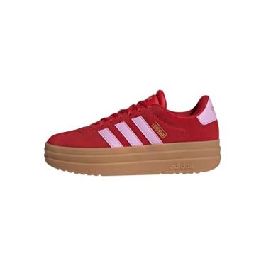 Imagem de adidas Tênis feminino Vl Court Bold, Better Scarlet/Bliss Lilás/Dourado Metálico, 38