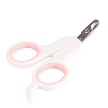 Imagem de Cortador de unhas para cães e gatos recentemente atualizado, lâmina circular dupla, aparador profissional de patas de animais de estimação, rosa