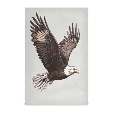 Imagem de Joisal Hawk Flying Toalhas de cozinha em massa panos macios para pratos de cozinha 71 cm x 45 cm Acessórios de cozinha para bancada