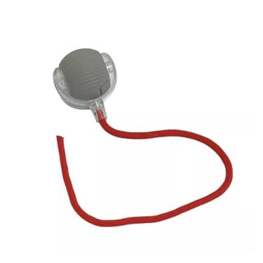 Imagem de Bola de Rolamento Automática para Cães - Brinquedo Interativo Eletrônico com Luz Para Filhotes e Adultos Treino e Exercício(cinza - Cauda longa)