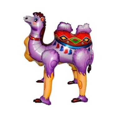 Imagem de Balões De Alpaca E Camelo 4D Para Decoração De Festa De Aniversário Co