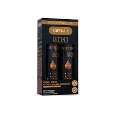 Imagem de Kit shampoo 300ml ricino softhair 55634