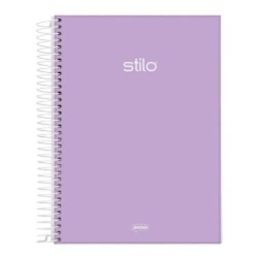 Imagem de Caderno Capa Dura 10 Mat. 160 Folhas Jandaia Lilás - Bignardi