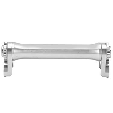 Imagem de Generic Barra Telescópica de Extensão de Roda Fácil, Liga de Alumínio Leve para Bicicleta Dobrável 3sixty, Instalação Robusta, 1x Haste de Extensão para Ciclistas (Prata)