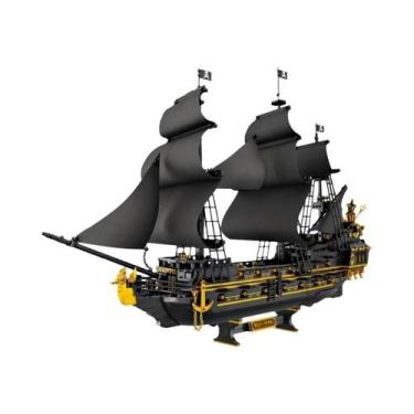 Imagem de Navio Pirata Do Caribe Navio De Vingança Pérola Negra 2076 Peças MOC B