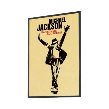 Imagem de Pôster Retrô De Michael Jackson Adesivo De Papel Kraft DIY Arte Estéti