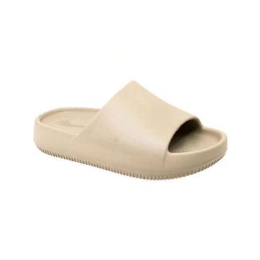 Imagem de Chinelo Masculino Slide Nuvem Naik, Bege, 39
