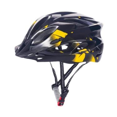 Imagem de Baoblaze Capacete para adultos, capacete de ciclismo, esportivo, para bicicleta de estrada e para bicicleta de montanha, Amarelo