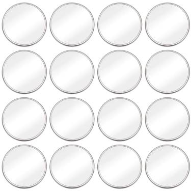 Imagem de PLIGREAT 16 peças de marcador de bola de golfe em branco, 25 mm bola em branco marcadores de golfe terno ferramenta de golfe acessórios para iniciantes, mulheres e homens