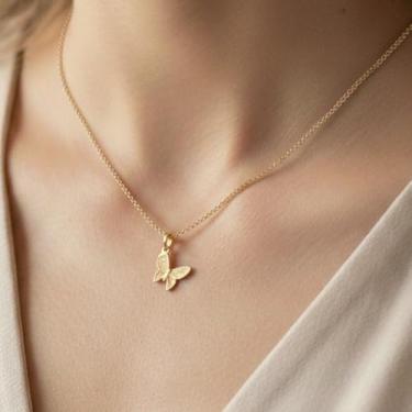 Imagem de Colar da amizade, pingente de boa sorte, corrente com cartão de mensagem, cartão de presente para mulheres, F, Liga de aço, Sem Pedra Preciosa