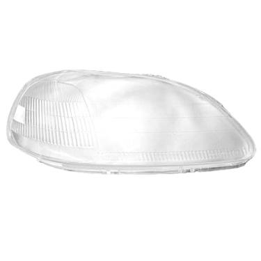 Imagem de Compatível Com Honda Civic 1996 1997 1998 Tampa Da Lente Do Farol Do Carro Abajur Transparente Escudo De Vidro Substituir Habitação Da Lâmpada(Right side)
