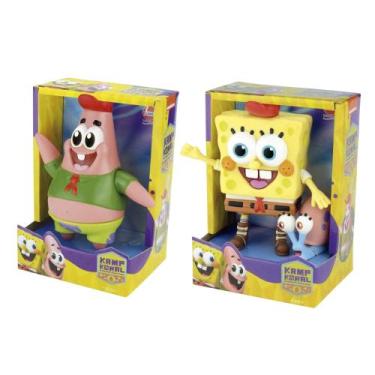 Imagem de COMP Kit Bonecos Bob Esponja: Bob Esponja com Gary + Patrick Estrela e