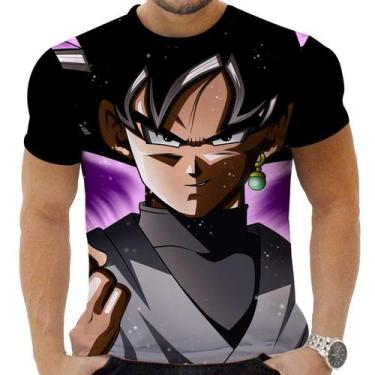 Imagem de Camiseta Camisa Personalizada Anime Clássico Dragon Ball Goku Black 09