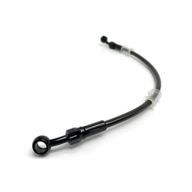 Imagem de Linha de mangueira de óleo de freio para ATV Pit Dirt Street Racing Bike com rotação de 360 graus Banjo Mangueira de freio de motocicleta Linha de freio trançada de aço inoxidável Linha de freio de