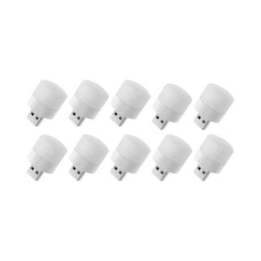Imagem de Luz Noturna Mini USB Branca Quente, Lâmpada LED De Proteção Para Os Ol