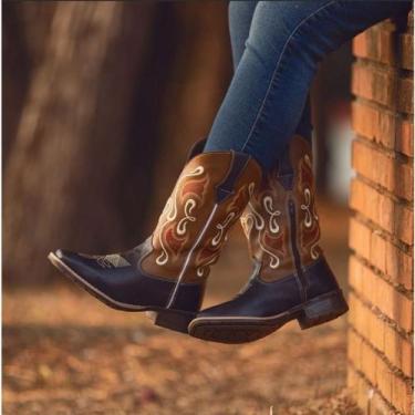 Imagem de Bota Texana Adulto em Couro Legítimo  Estilo, Conforto e Durabilidade!