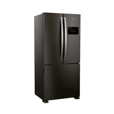Imagem de Geladeira Brastemp BRO85ME 559L Frost Free French Door Black Inox