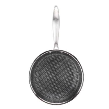 Imagem de Yinhing Frigideira Antiaderente para Máquina de Lavar Louça Frigideira Segura Fogão de Indução Compatível Com Design de Dupla Face Aço Inoxidável 316 Tamanho de 20 Cm Com Profundidade de 4,5 Cm para