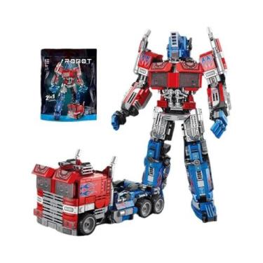 Imagem de Brinquedos De Blocos De Montar Carro Robô Mecha Para Crianças Com Junt