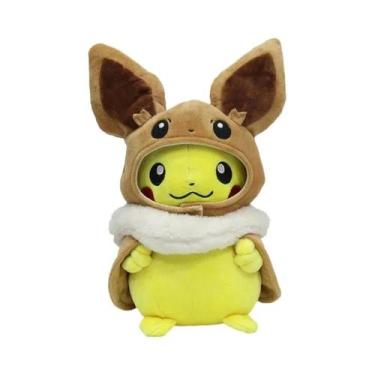 Imagem de Bonecos De Pelúcia Pikachu E Eevee Para Crianças, Brinquedos De Cospla