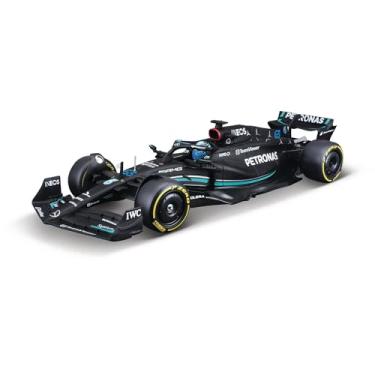 Imagem de Bburago 1:24 2023 Race Mercedes W14 Model Kit with Helmet, Russell #63