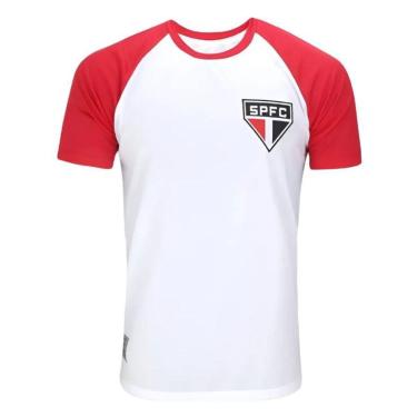 Imagem de Camiseta São Paulo Basic Infantil Branco Oficial Licenciada-Unissex