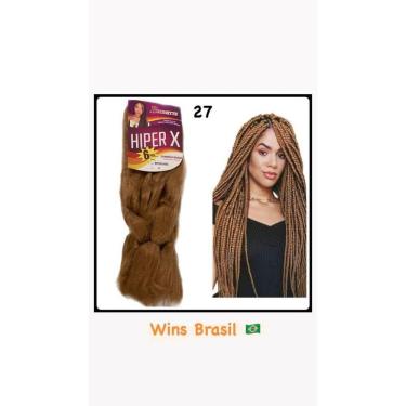 Imagem de Promoção Jumbão Pacotão 400g Trança Braids Alta Qualidade Hiper X Cores:27(melclaro)