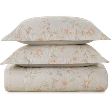 Imagem de Jogo de Colcha Karsten Amber 200 Fios 3 Peças Queen Off Whit