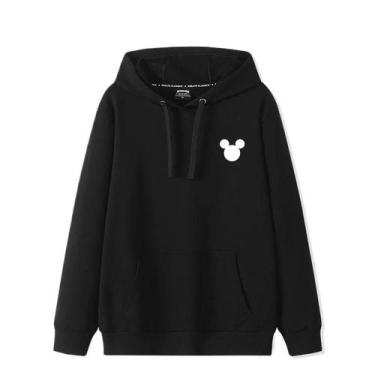 Imagem de Moletom Feminino Com Capuz E Estampa De Rato De Desenho Animado, Manga