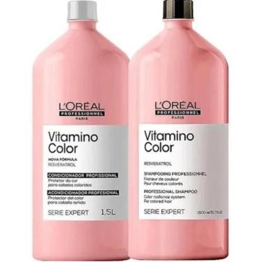 Imagem de Kit Vitamino Color Loreal Shampoo + Condicionador 1500Ml
