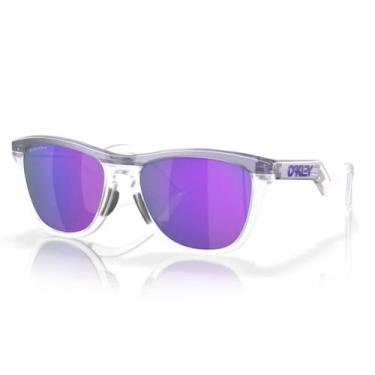 Imagem de Óculos de Sol Oakley Frogskins Hybrid Matte Trans Lilac Clear Prizm Vi