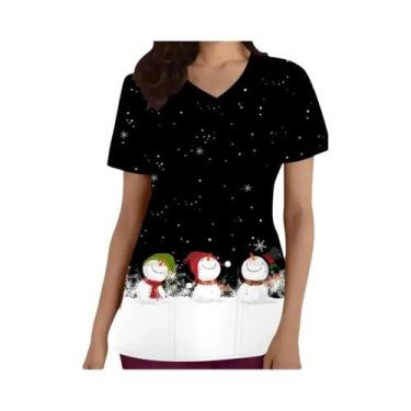 Imagem de Camisetas Masculinas Com Decote Em V S-3XL, Roupas De Trabalho, Tabela