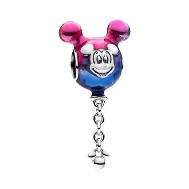 Imagem de Pingente De Prata Esterlina Mickey Minnie Para Mulheres, Charme Rosa, 