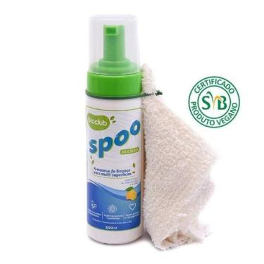 Imagem de Espuma Limpador Multiuso Bioclub Spray 200ml e Pano Multiuso