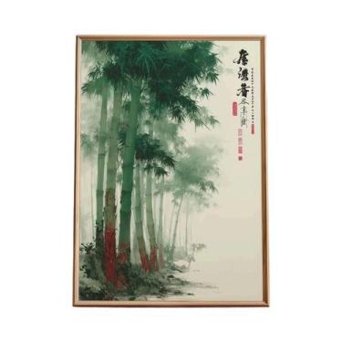 Imagem de Pôster De Arte Em Tela Estilo Asiático Com Tigre Japonês, Peixe Koi, S