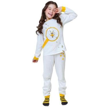 Imagem de Conjunto Pijama Infantil Unissex Roupa de Dormir  - Minhoquece Pijamas