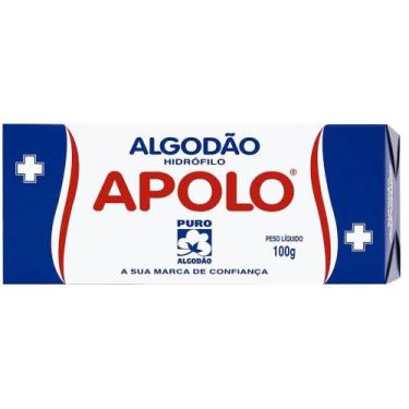 Imagem de Algodão Hidrófilo 100g - 10 unidades - Apolo