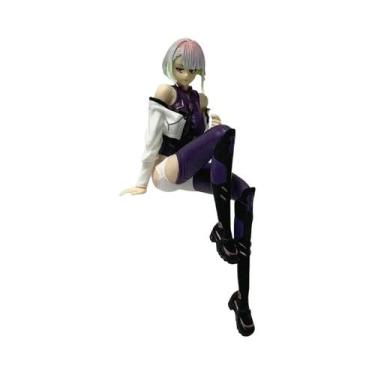 Imagem de Figura De Ação Anime Cyberpunk Edgerunners De 17cm, Lucy Super Hacker,