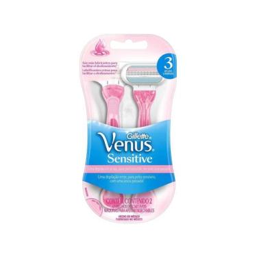 Imagem de Aparelho De Depilacao Gillette Venus Sensitive com 2 unidades - Gillet