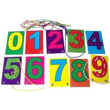 Imagem de Brinquedo Educativo Infantil - Aprendizado de Números - 15cm