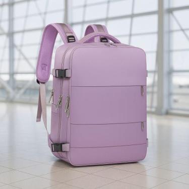 Imagem de Mochila Viagem Bordo 10kg Executiva Mala de Mão Bagagem Notebook Expan