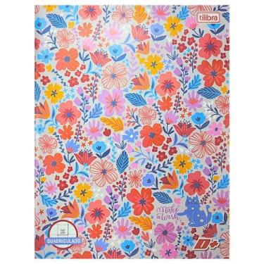 Imagem de Caderno Brochura Quadriculado 1x1 D+ Capa Dura 40 Folhas - Tilibra, FL