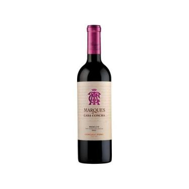 Imagem de Vinho Chileno Marques De Casa Concha Y Toro Uva Merlot 750ml, Seco, Ti