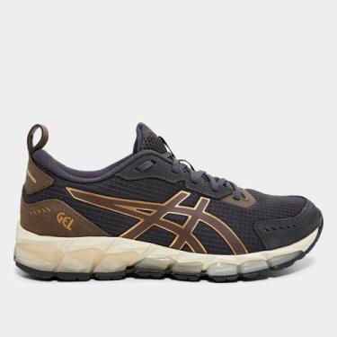 Imagem de Tênis Asics Gel-Quantum 360 CTW Masculino, Cinza, Dourado, 40