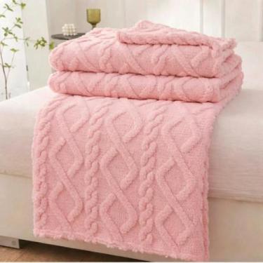 Imagem de Manta Casal Sherpa Glamour Cobertor Microfibra Coberta Aveludado Macia